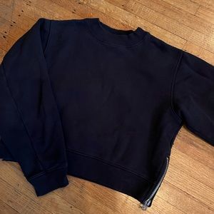 Acne studios cropped sweatshirt